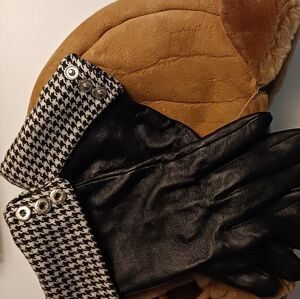 Genuine leather gloves